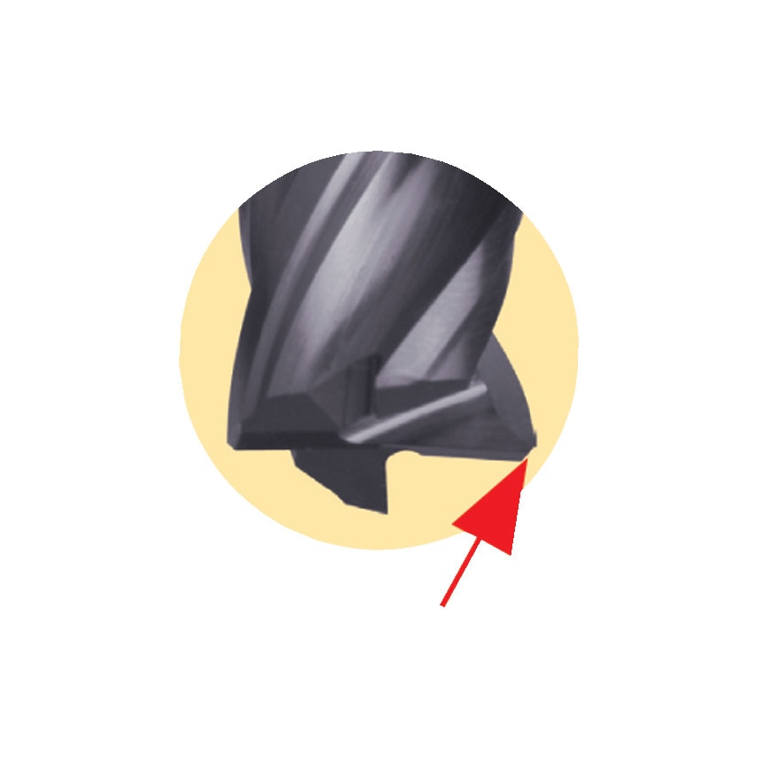 3807 10.00MM Carbide 4 Flute Flatted Shank Long Length End Mills