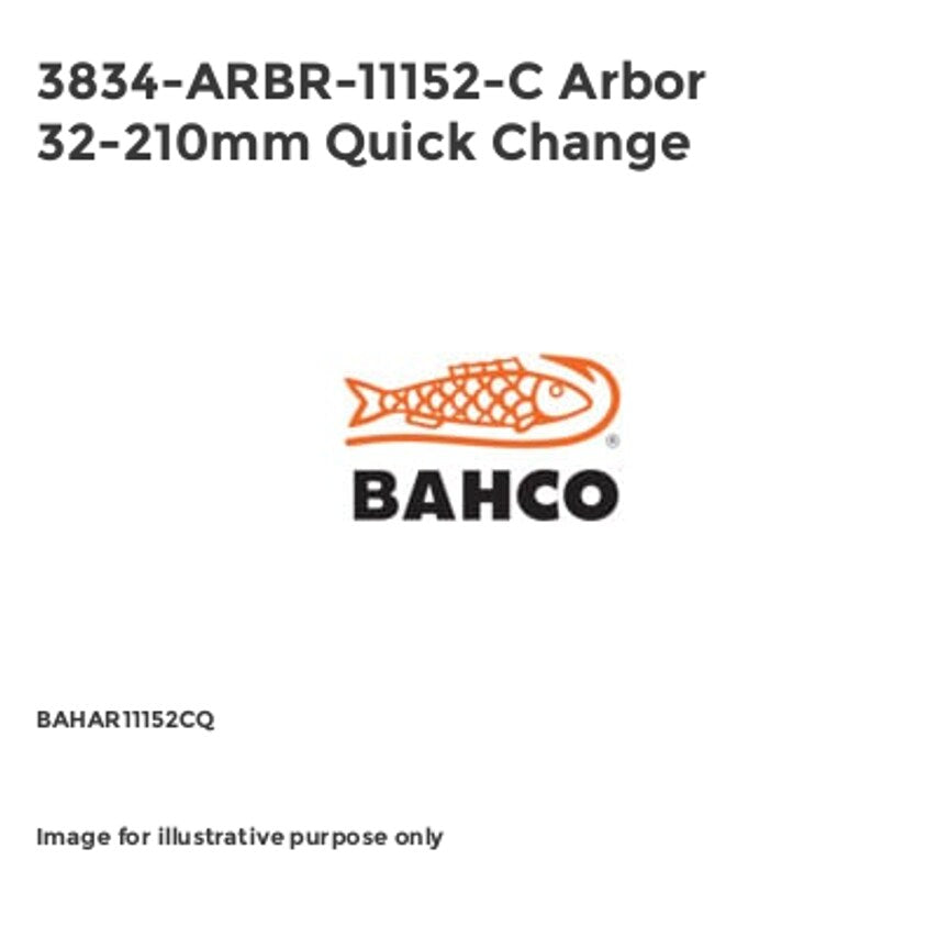 3834-ARBR-11152-C Arbor 32-210mm Quick Change
