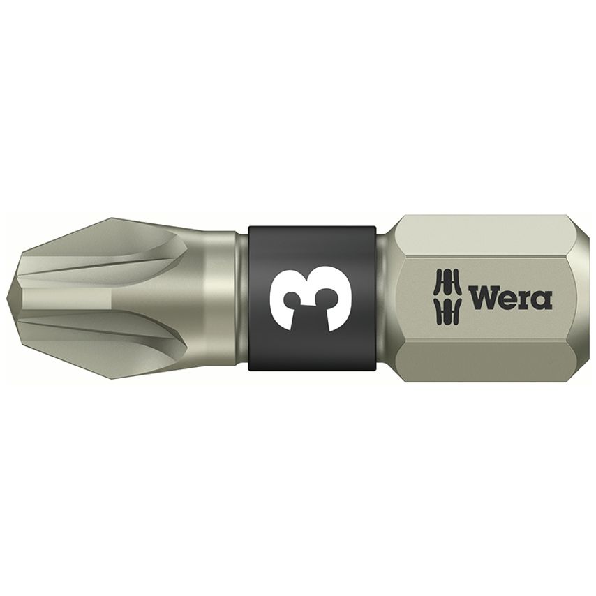 3855/1 TS Pozidriv Torsion Stainless Insert Bit PZ3 x 25mm WER071022