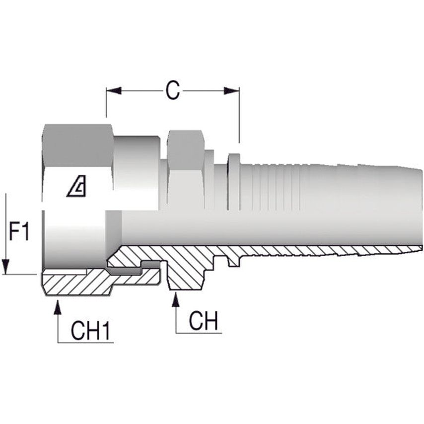 3/8ID-5/8SAE Female Insert