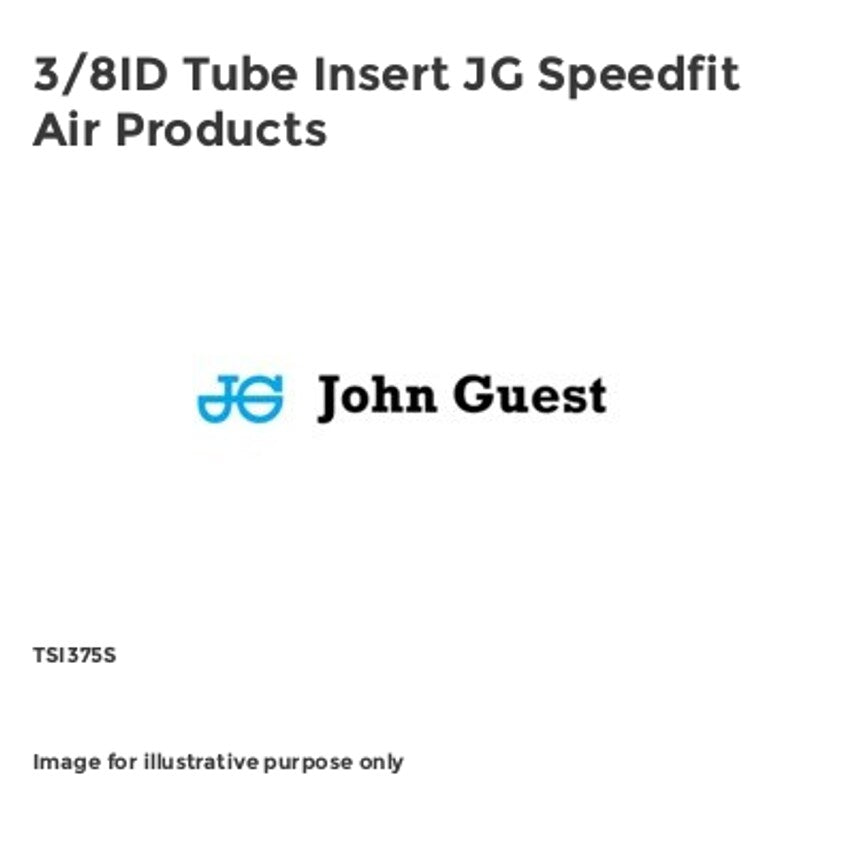 3/8ID Tube Insert JG Speedfit Air Products