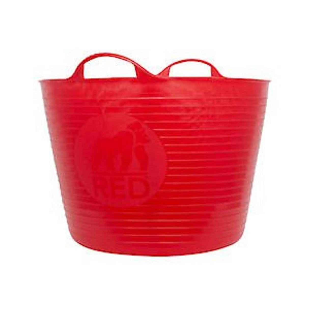 38L Large Flexible 2-Handled Recycled Tub, Red
