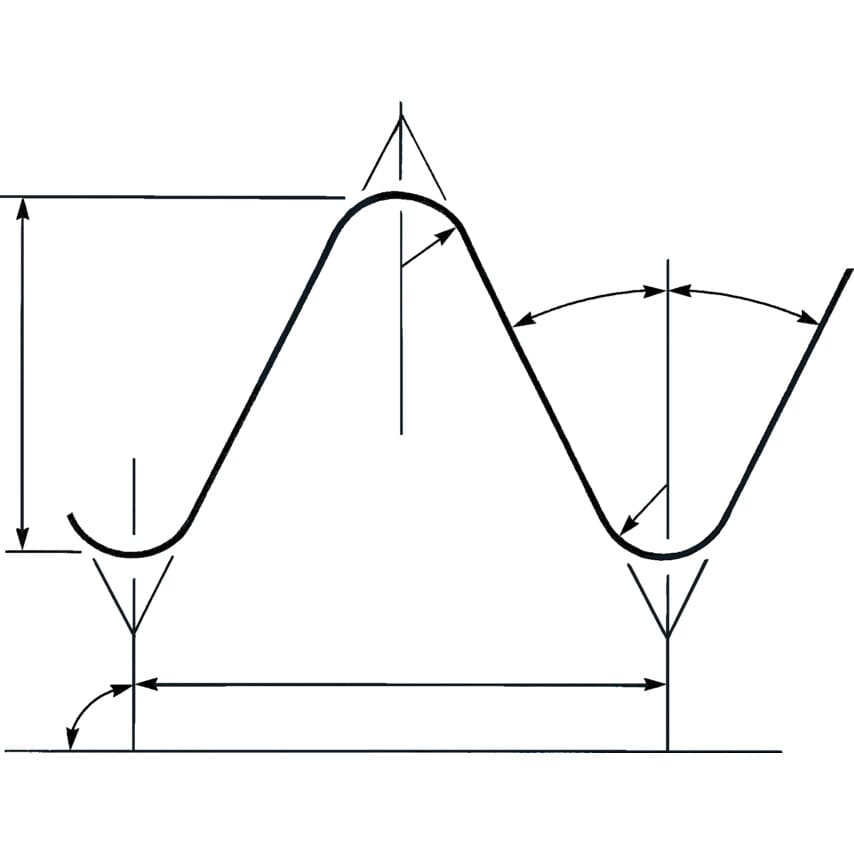 3/8"X19 BSPF HSSGT Spiral Point Tap