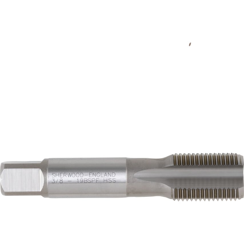 3/8"X19 BSPF HSSGT Straight Flute Plug Tap