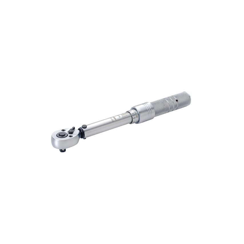 3/8" Drive 64T Torque Wrench 1-6Nm/11.1-50.9in-lb Polish Finished BS-3666F