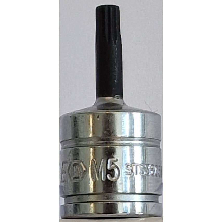 3/8" Drive M5 Multispline Bit 40mm Long