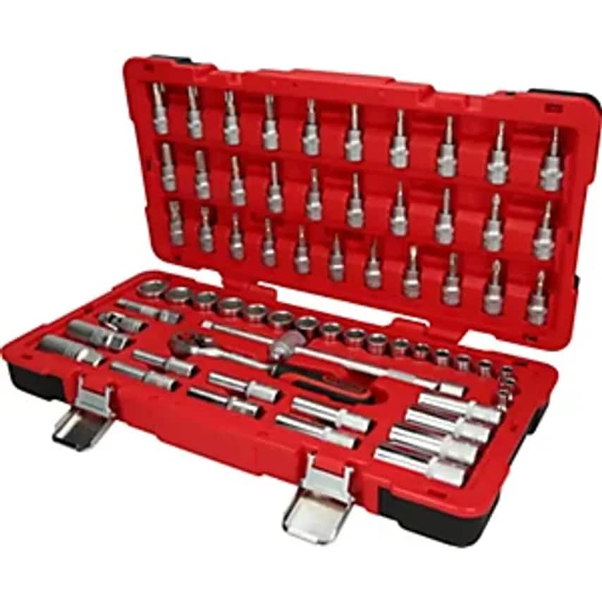 3/8'' Socket Set 66 Parts Flank Traction