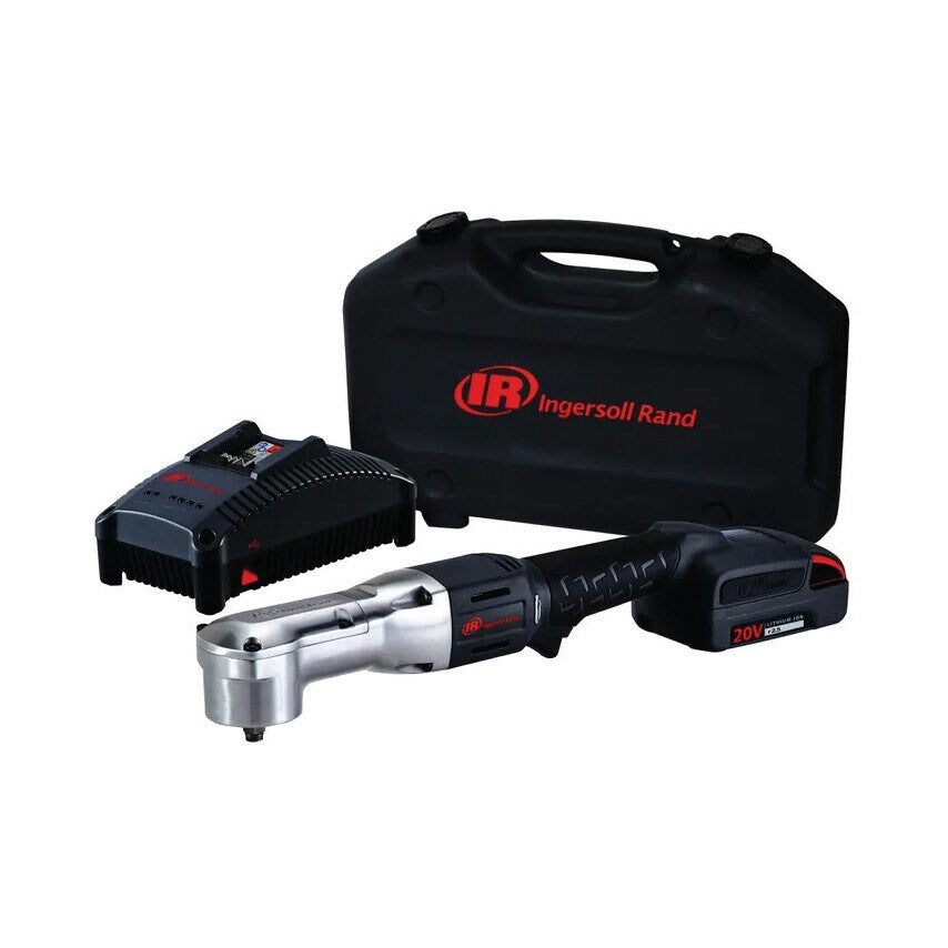 3/8in 20V Cordless Angle Impact Wrench Kit with Battery and Charger