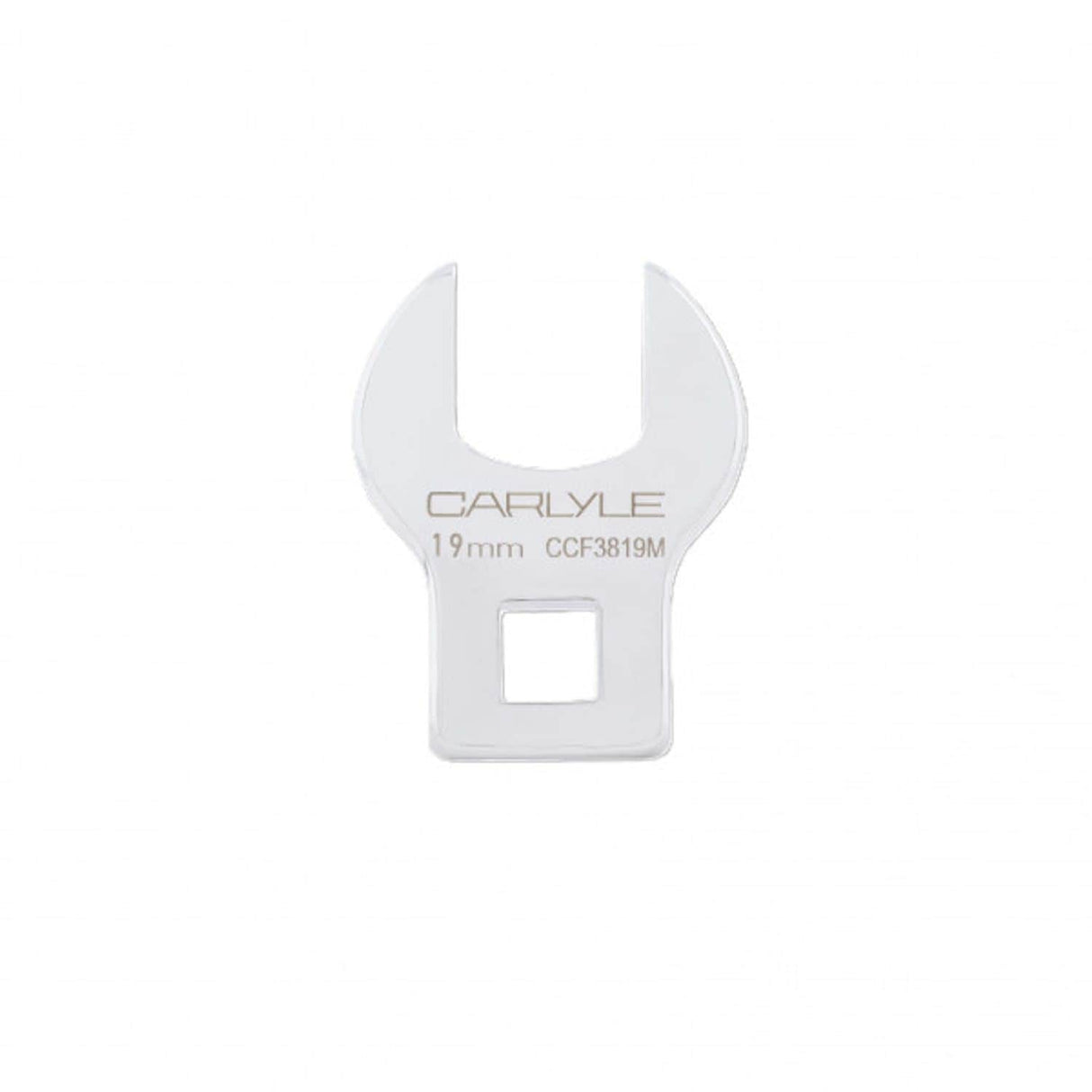 3/8in Drive 19mm Open-End Crowfoot Wrench
