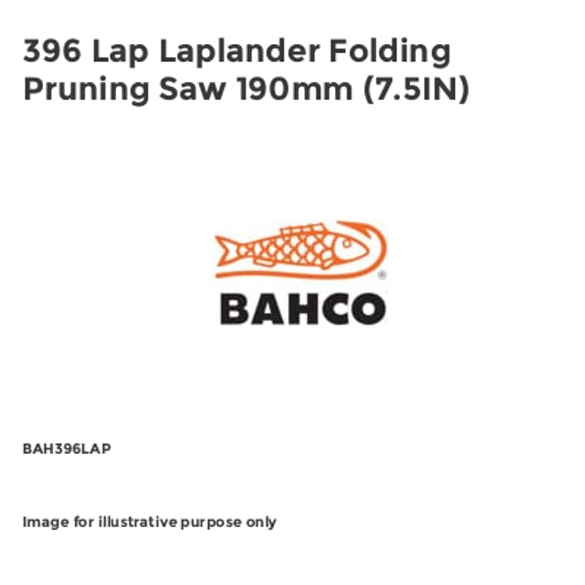 396 Lap Laplander Folding Pruning Saw 190mm (7.5IN)