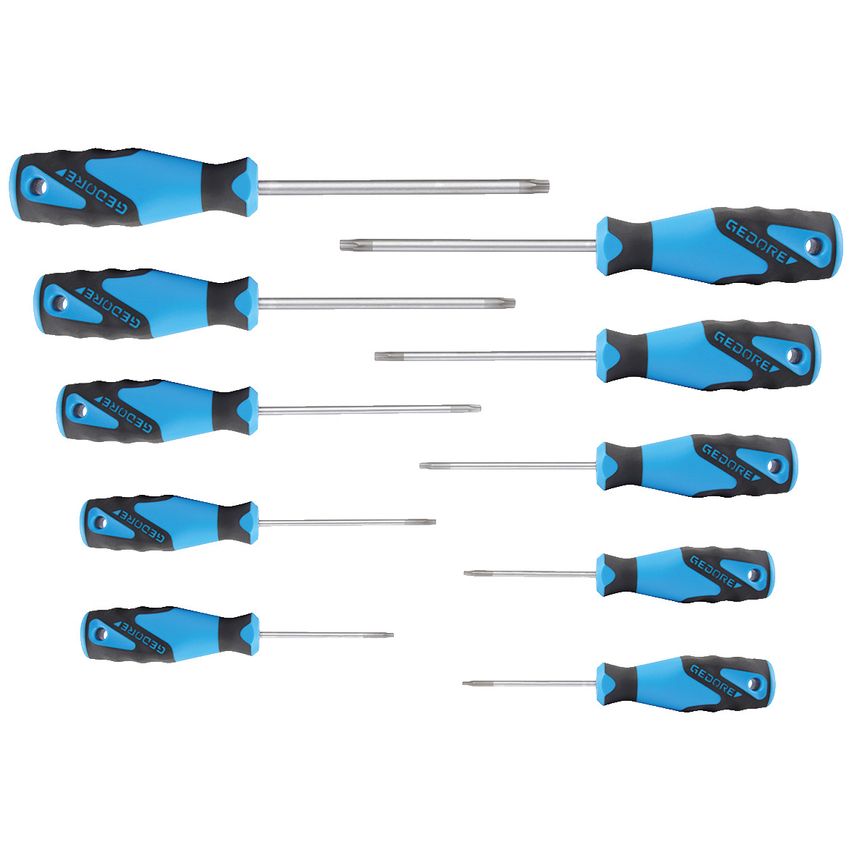 3C-Screwdriver set 10 pcs TORX T7-T40
