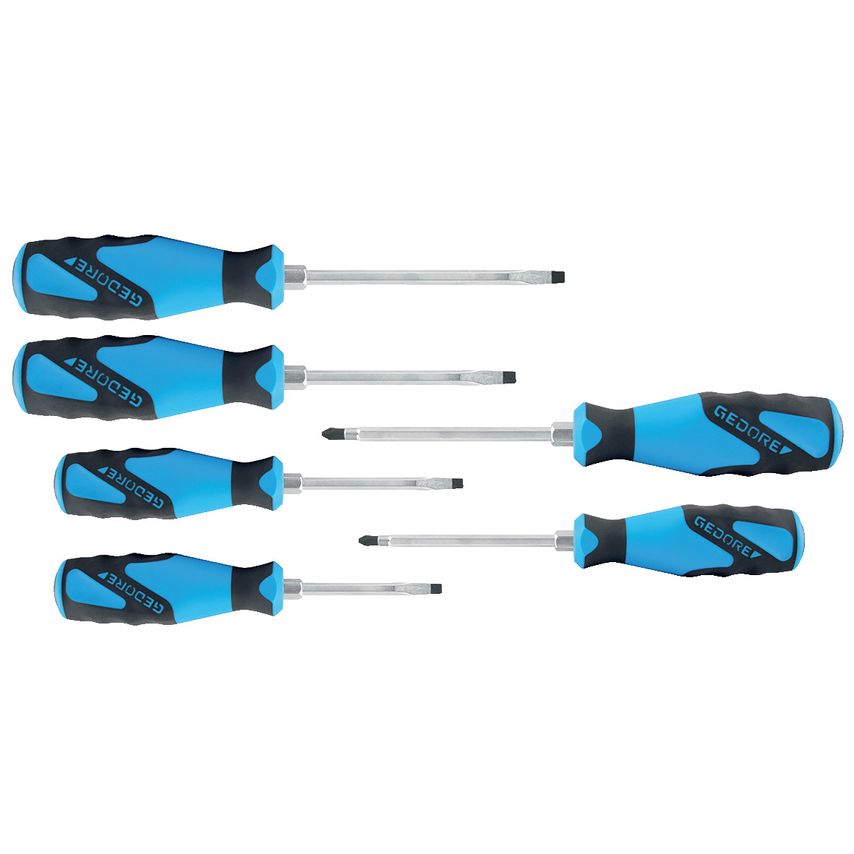 3C-Screwdriver with striking cap set 6 pcs