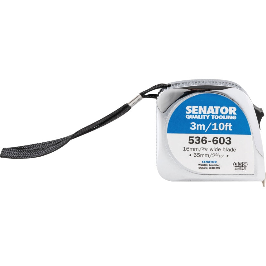 3M/10' Locking Tape Rule - Chromed Case