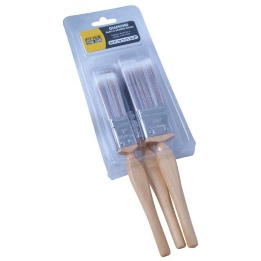 3Pc FFJ Diamond Paint Brush Set
