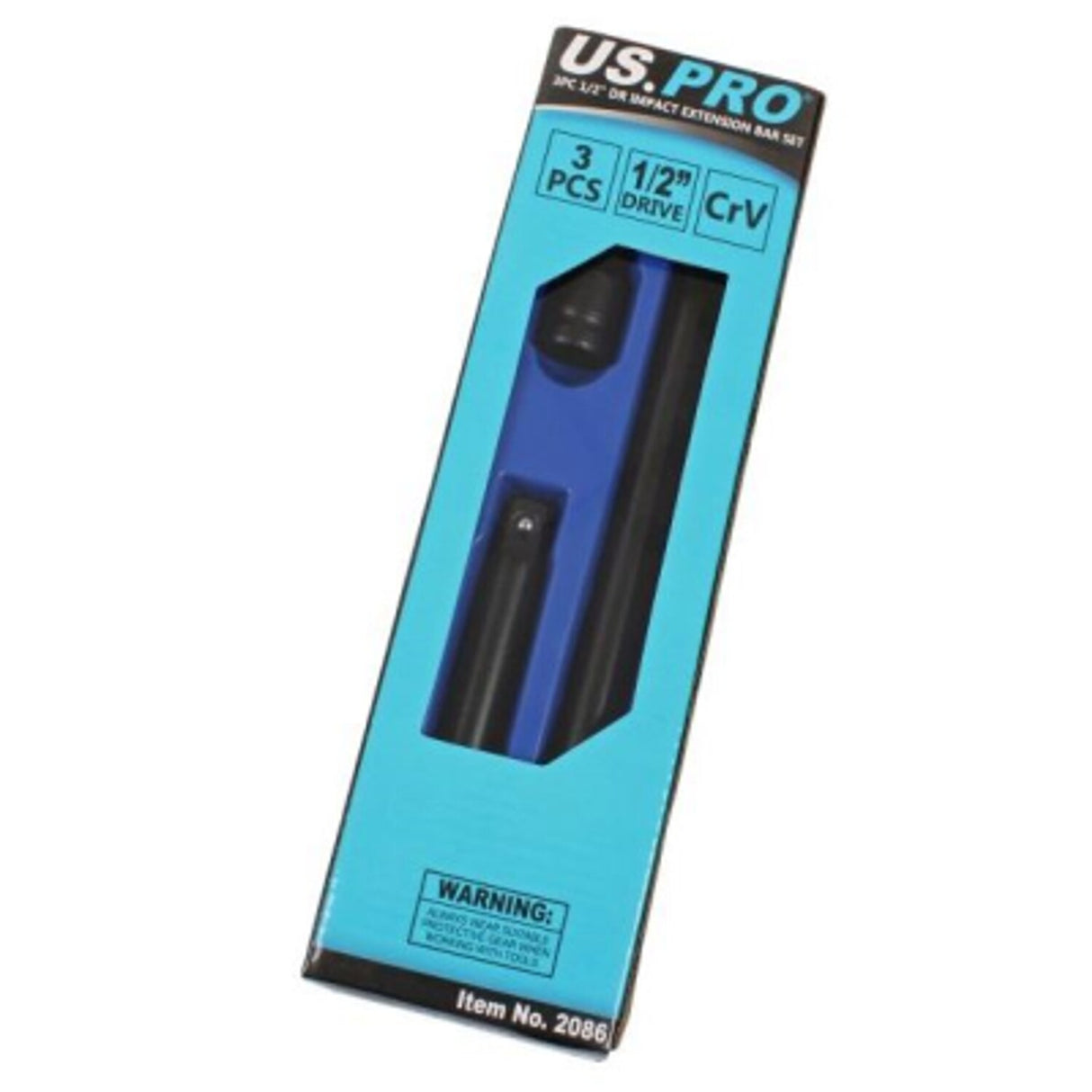 3 Piece 1/2in Dr Impact Extension Bar Set