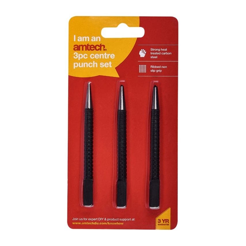 3 Piece Centre Punch Set