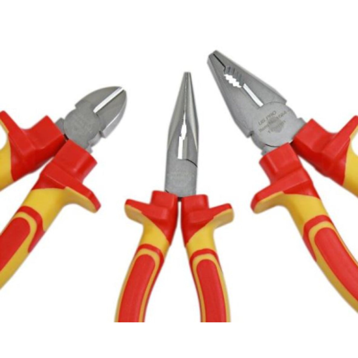 3 Piece Electricians Insulated VDE Plier Set