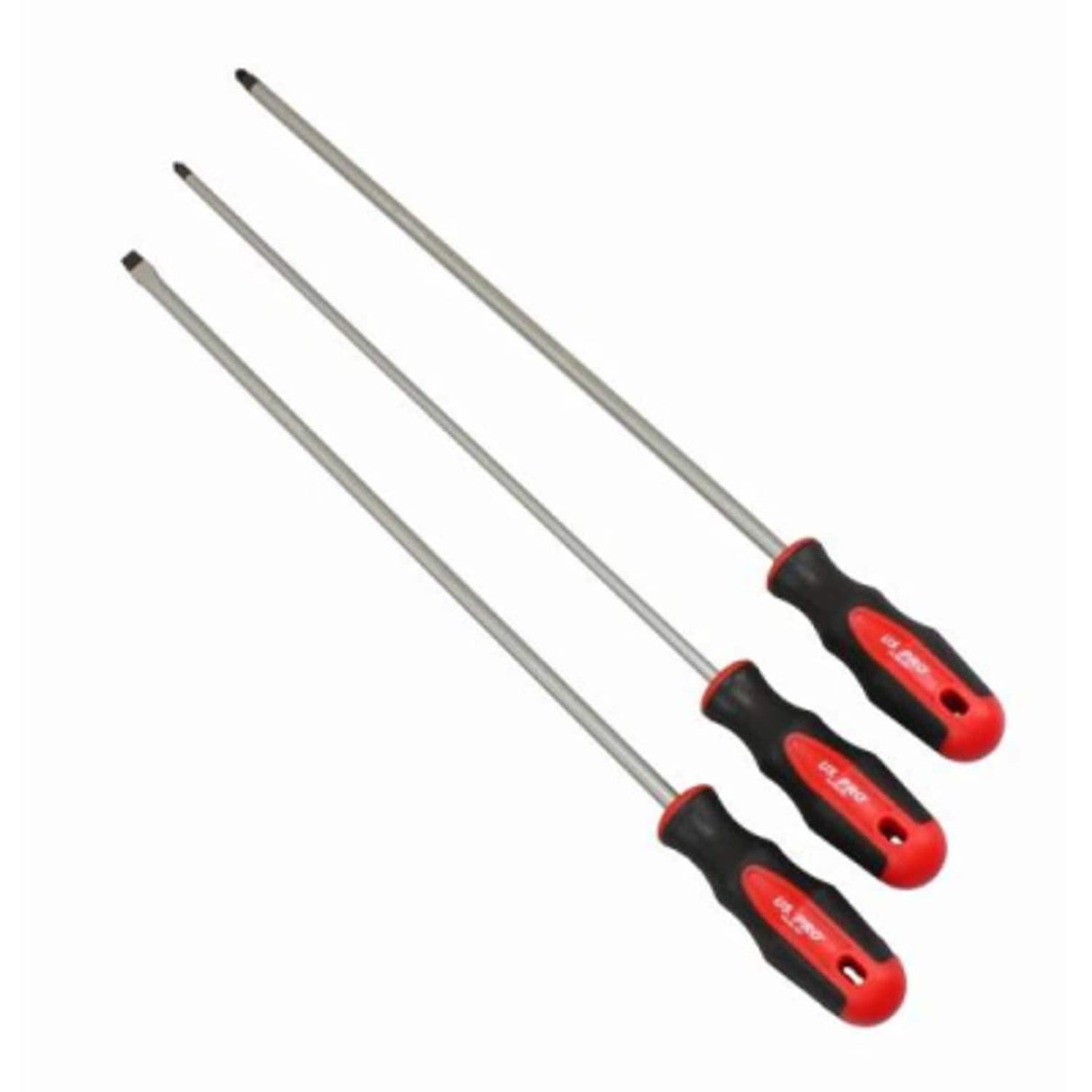 3 Piece Extra Long Screwdriver Set 500mm Long