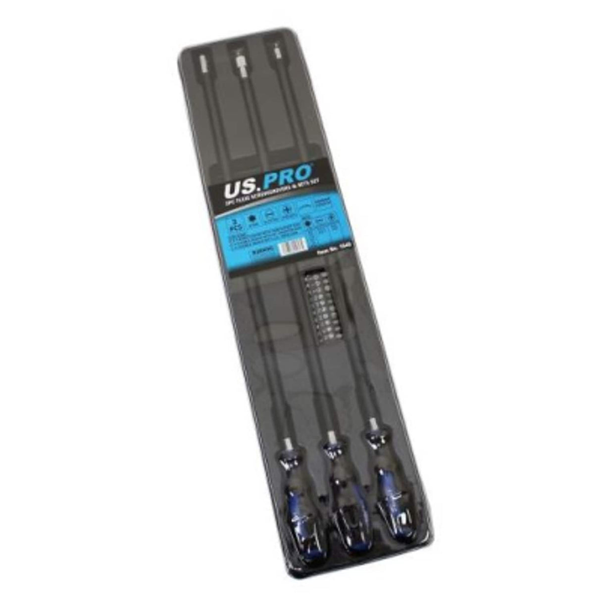 3 Piece Flexi Screwdrivers & Bits Set