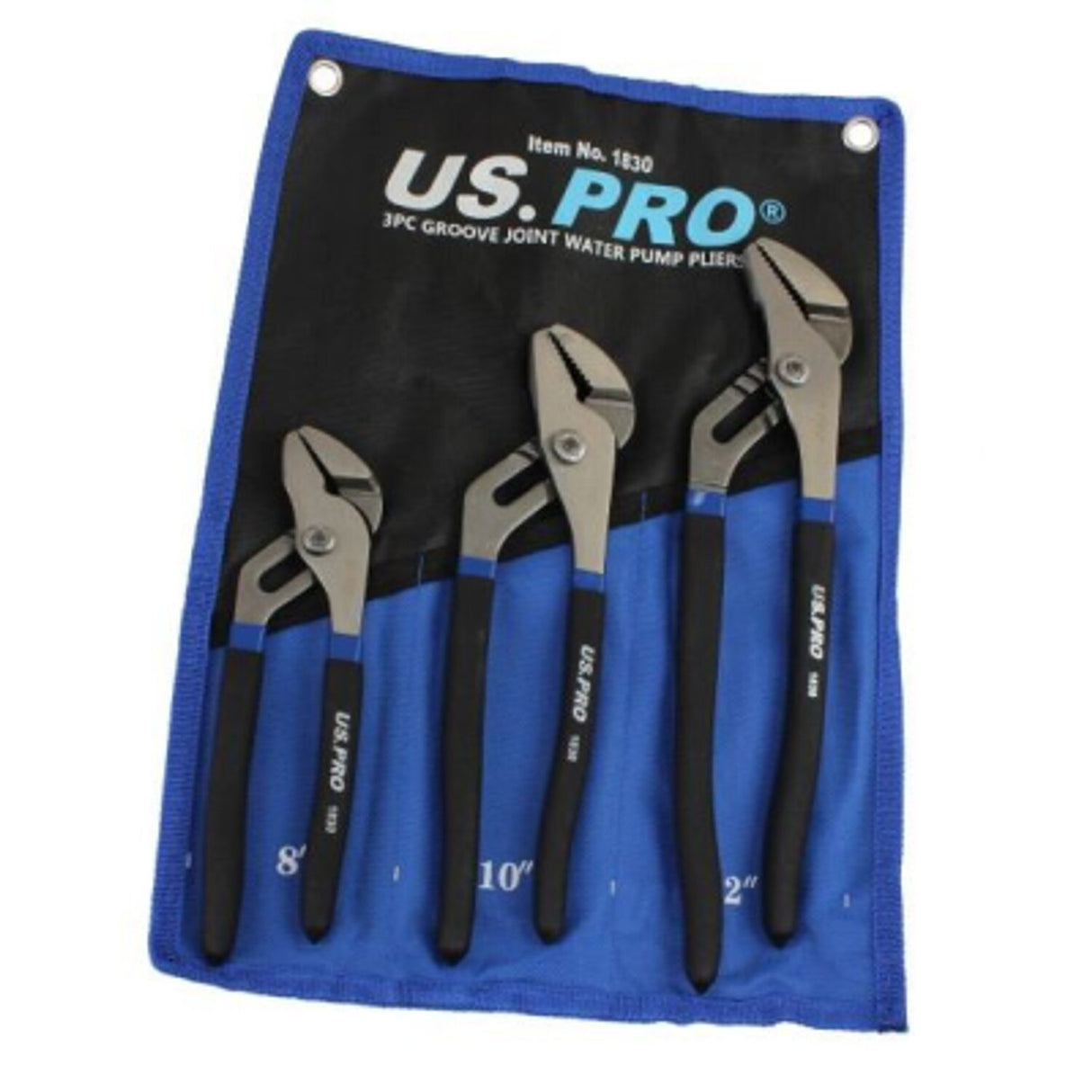 3 Piece Groove Joint Water Pump Pliers Set