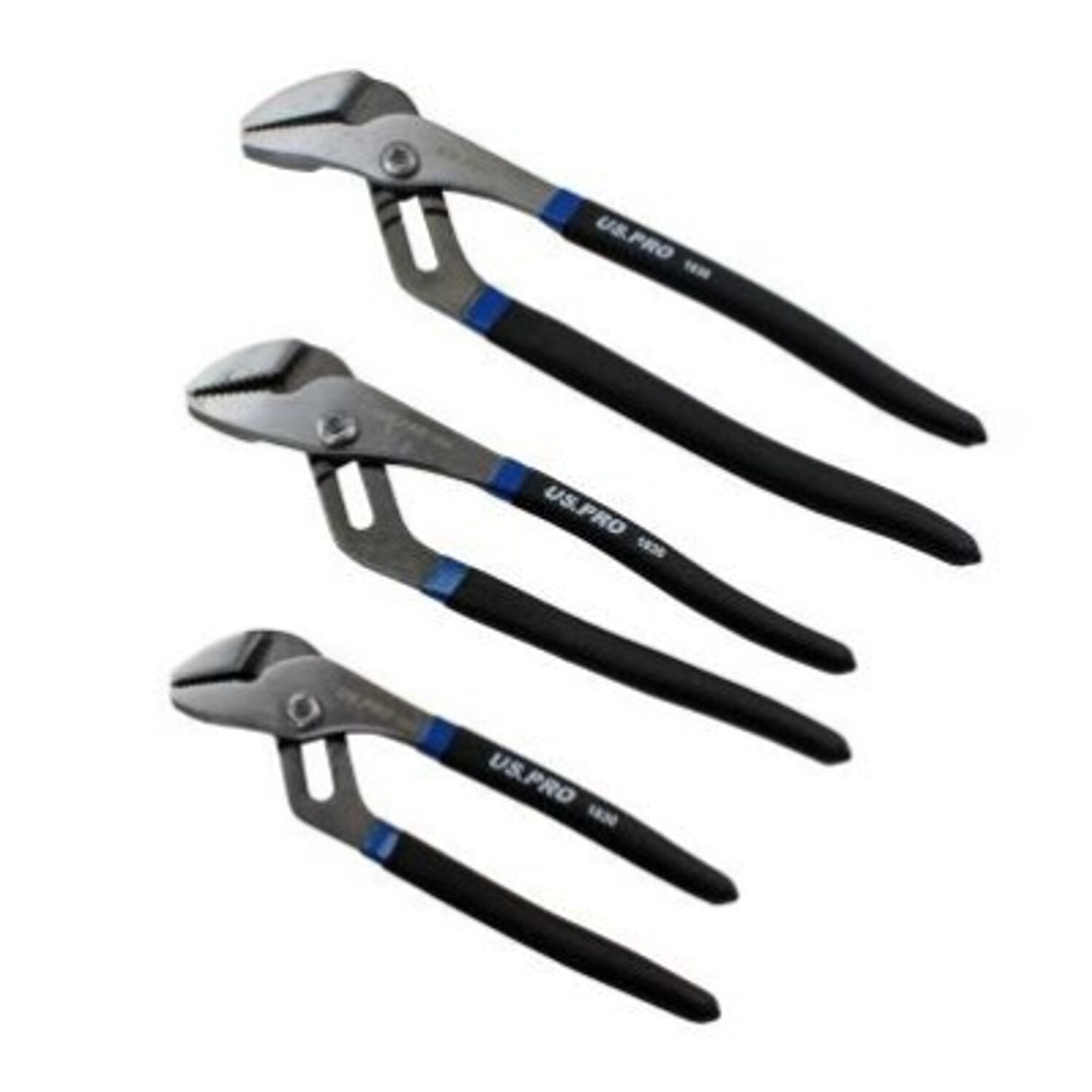 3 Piece Groove Joint Water Pump Pliers Set