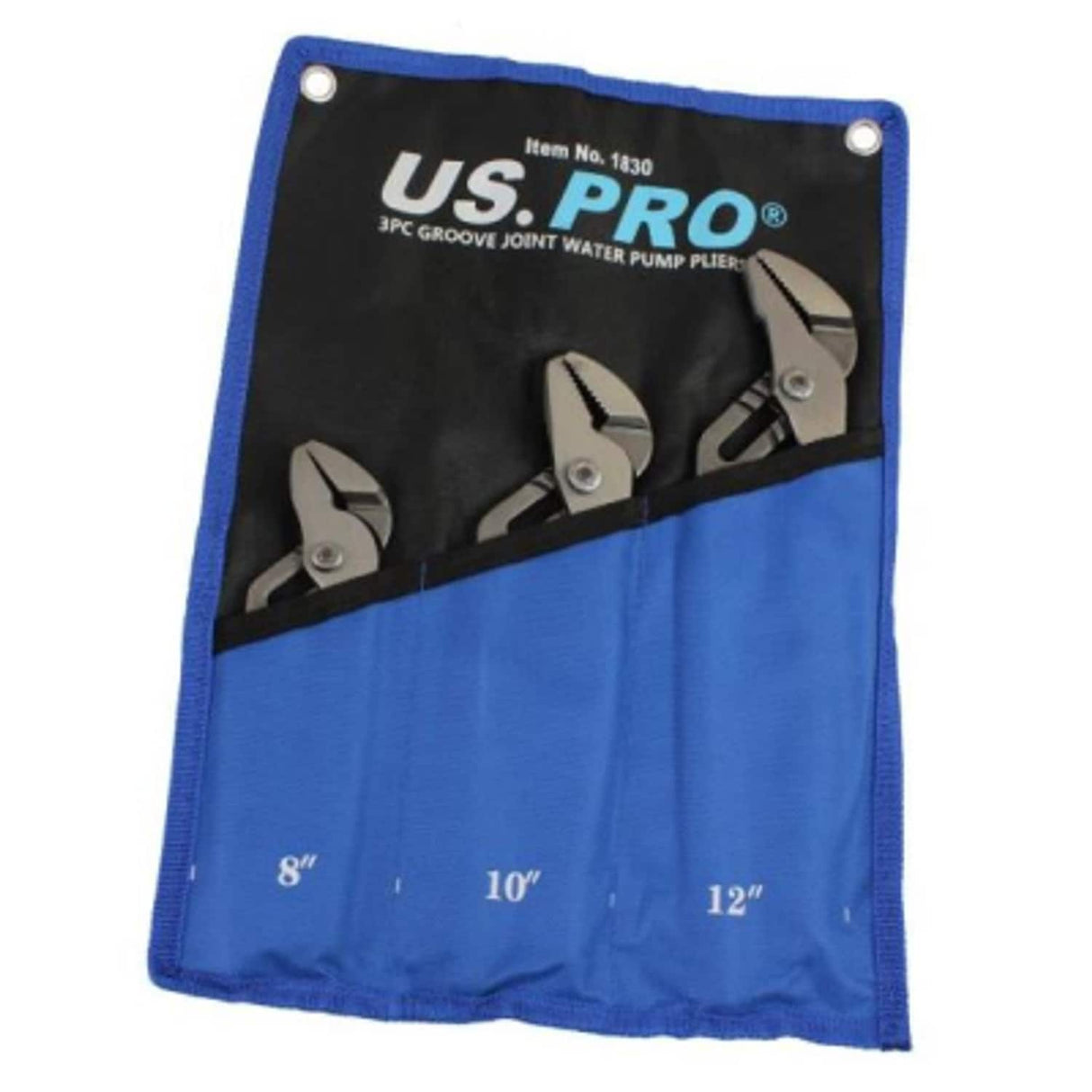 3 Piece Groove Joint Water Pump Pliers Set