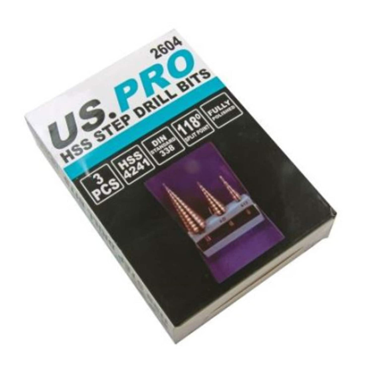 3 Piece HSS Step Drill Set