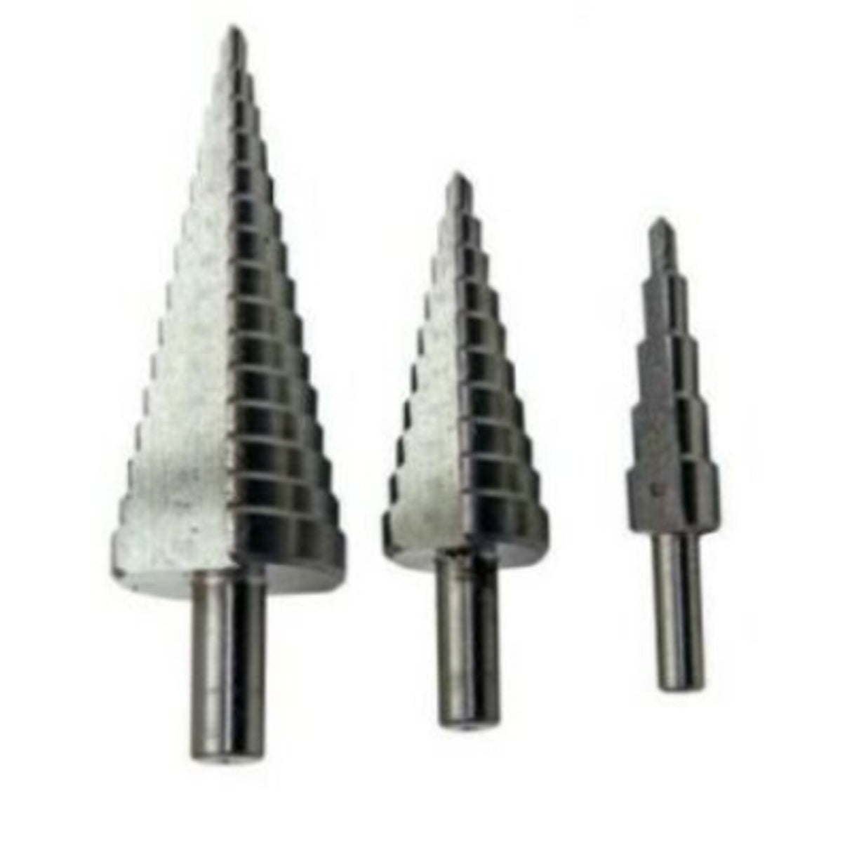 3 Piece HSS Step Drill Set
