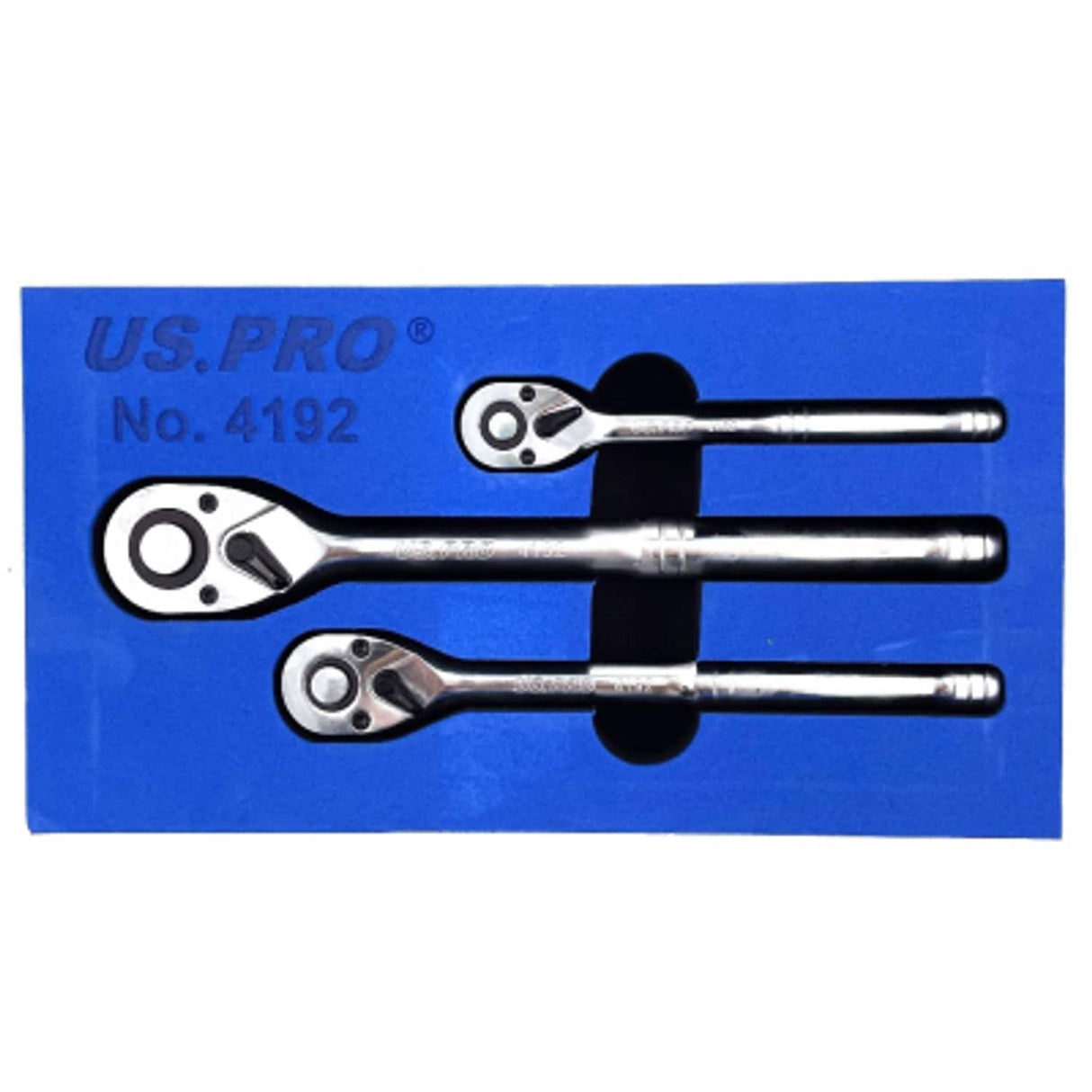 3 Piece Hand Ratchet Set 1/4in - 3/8in - 1/2in