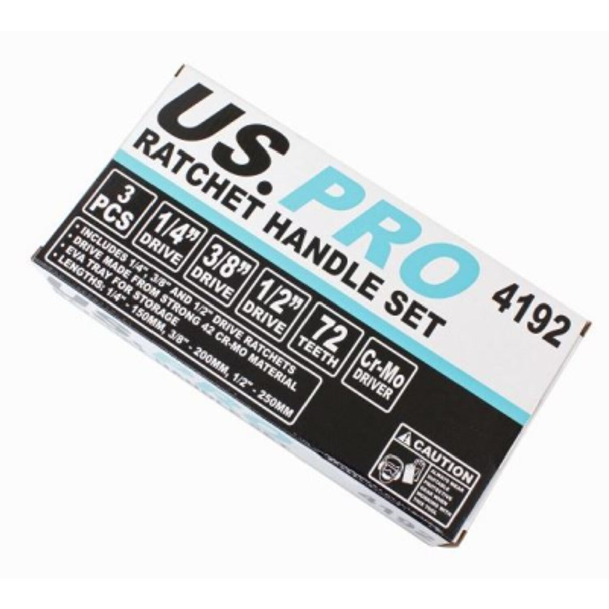 3 Piece Hand Ratchet Set 1/4in - 3/8in - 1/2in