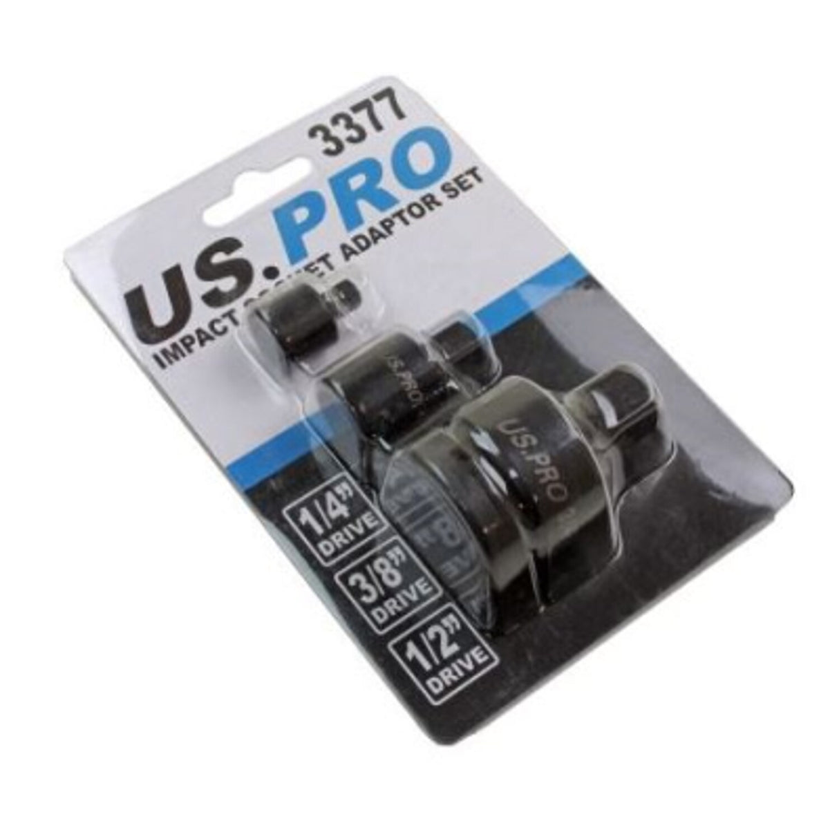 3 Piece Impact Socket Adapter Set