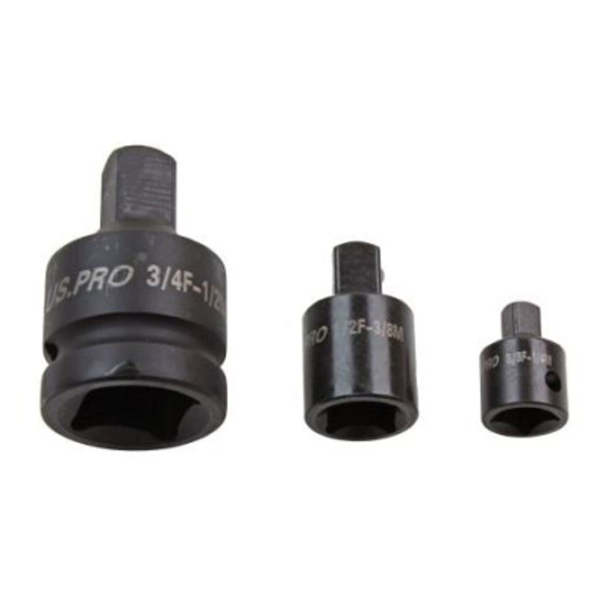 3 Piece Impact Socket Adapter Set