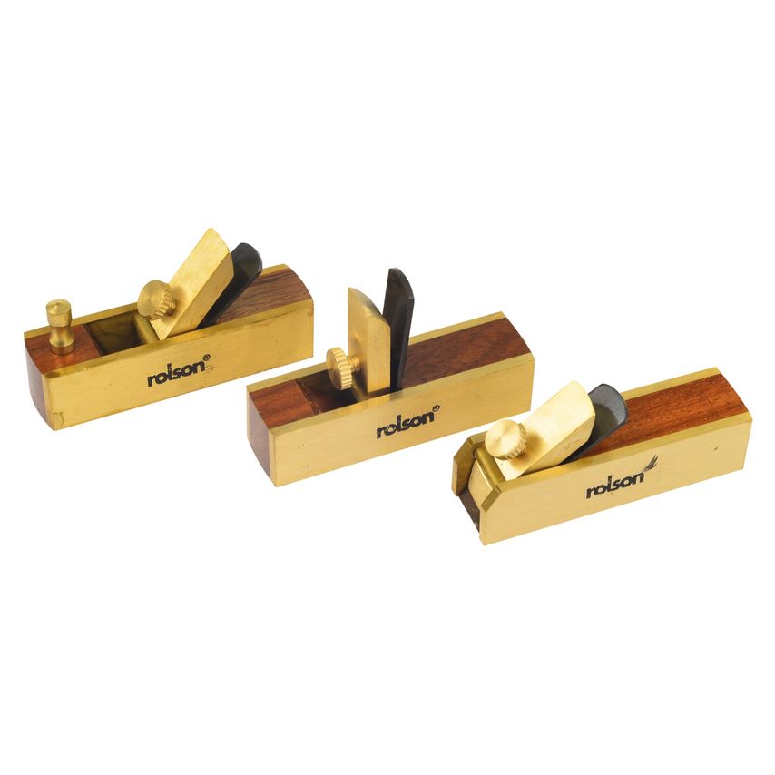 3 Piece Mini Brass Plane Kit