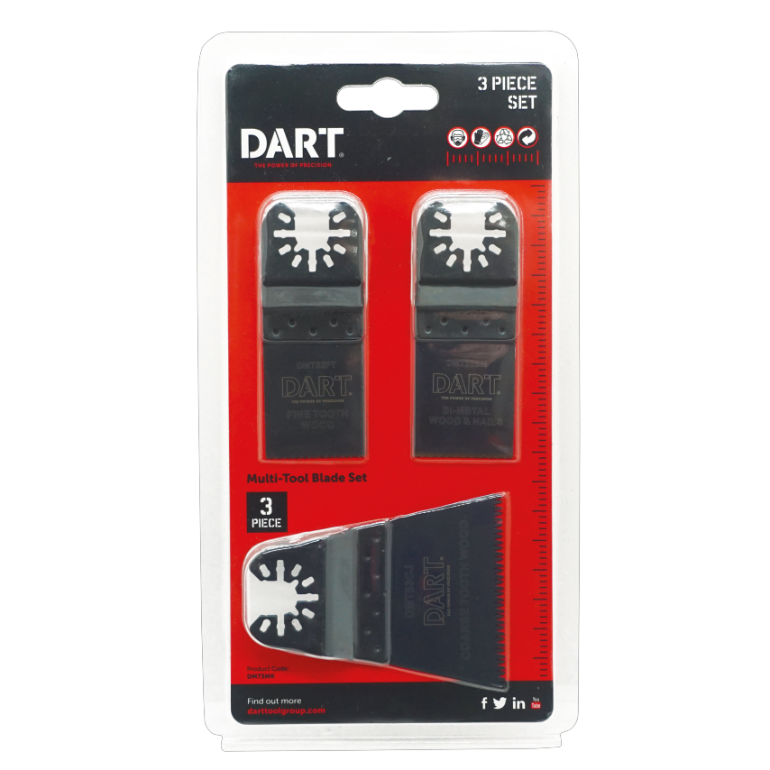 3 Piece Multi-tool Blade Set