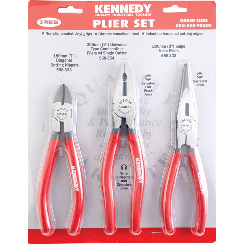 3 Piece Plier Set