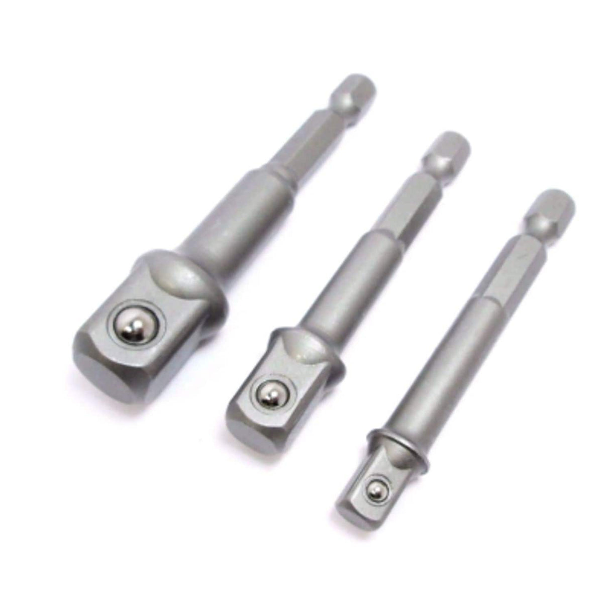 3 Piece Power Drill Socket Adapters