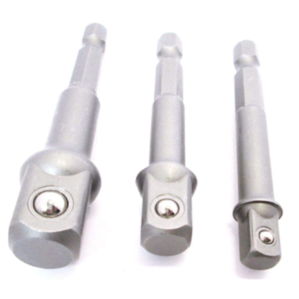 3 Piece Power Drill Socket Adapters