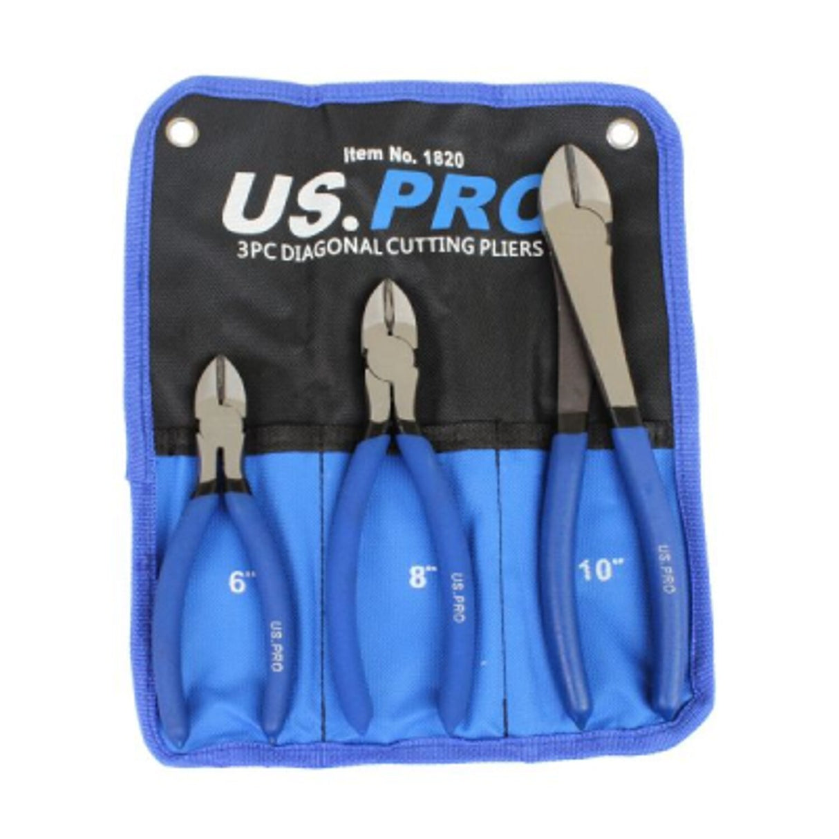 3 Piece Side Cutting Pliers 6in 8in 10in Long