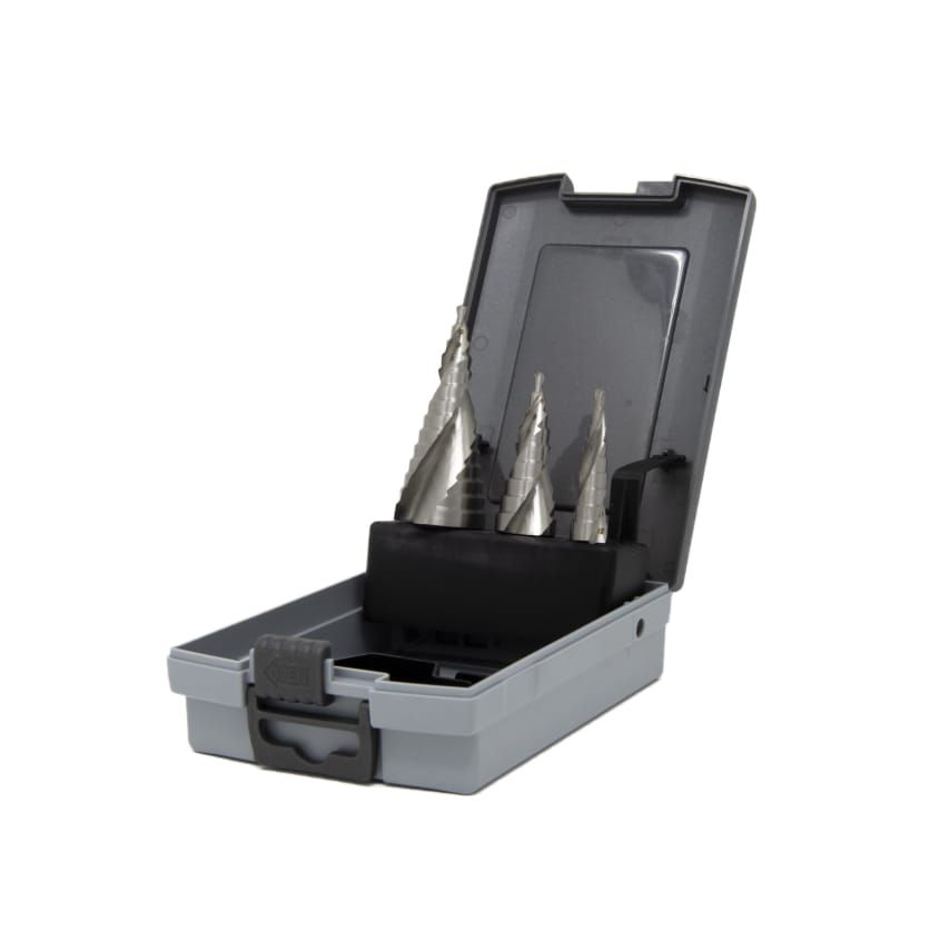 3 Piece Step Drill Set Sp/Fl