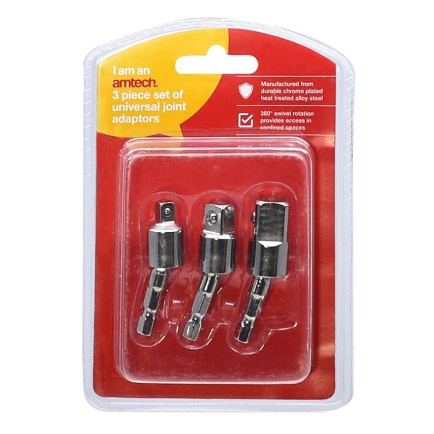 3 Piece Universal Joint Adapter Set