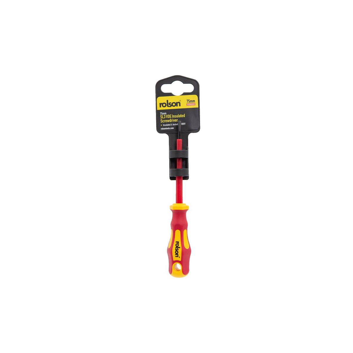 3 x 75mm Slotted VDE Screwdriver