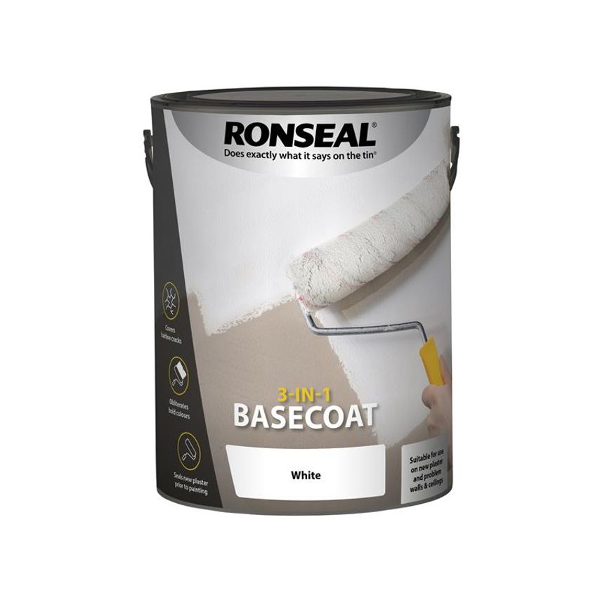 3-in-1 Basecoat White 5 litre RSL39400