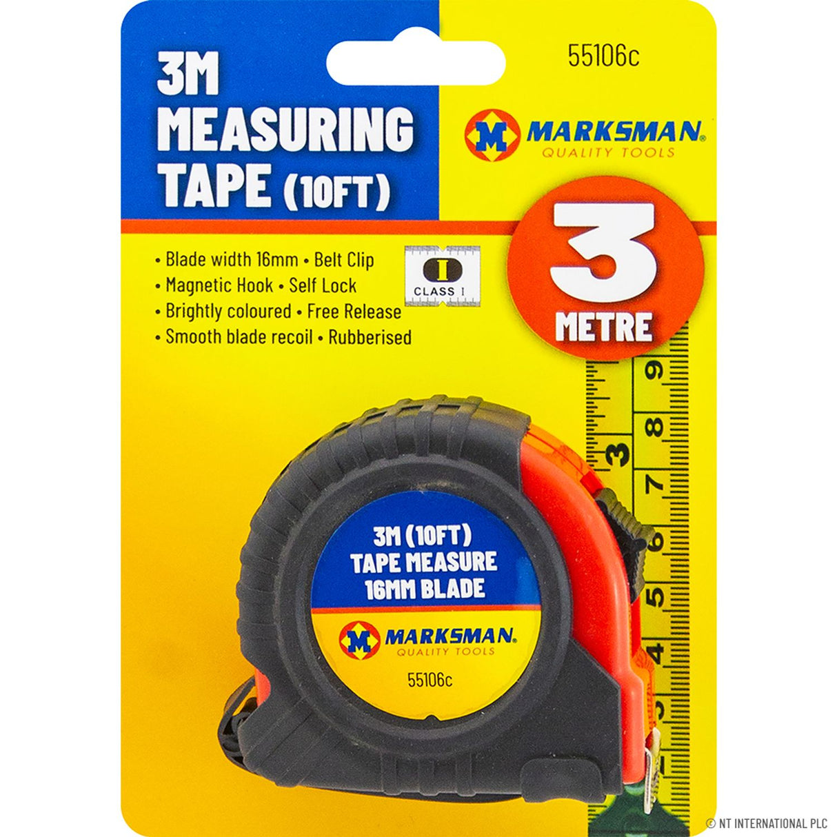 3m Tape Measure (Pack of 1)