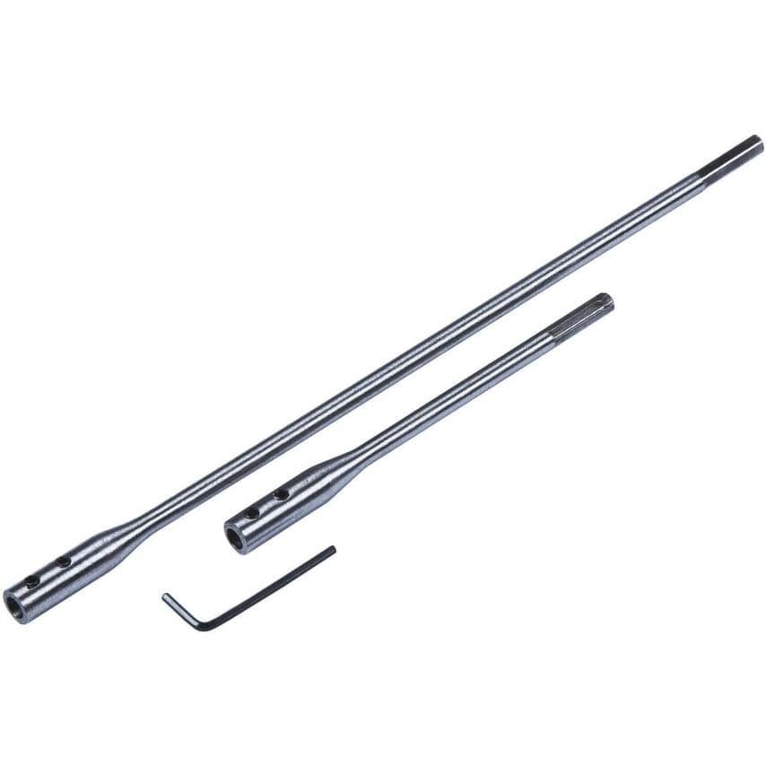 3pc Flat Wood Bit Extension Bar Set
