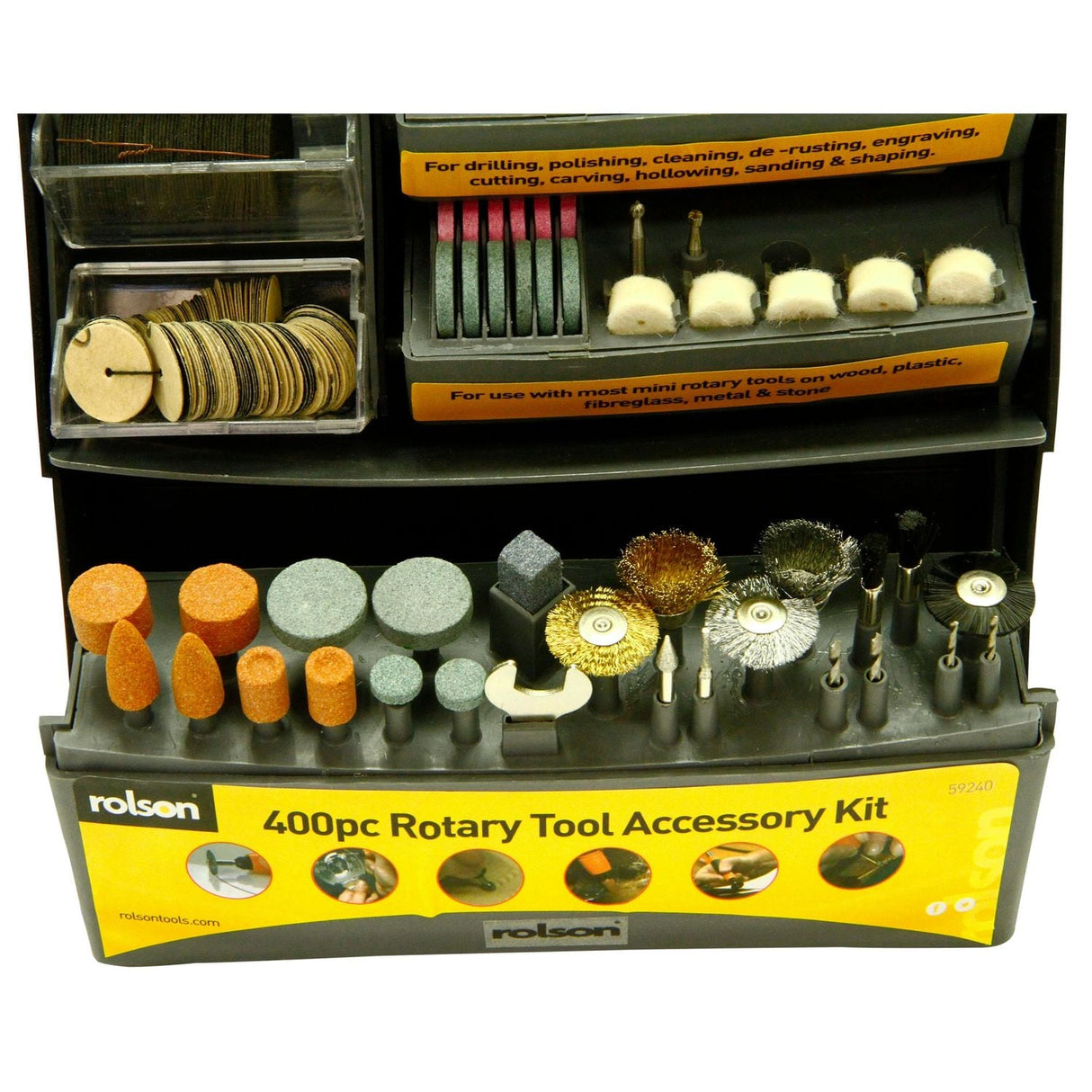 400pc Rotary Tool Accessory Kit