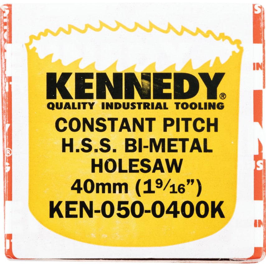 40mm Diameter (1.9/16") Bi-Metal Holesaw