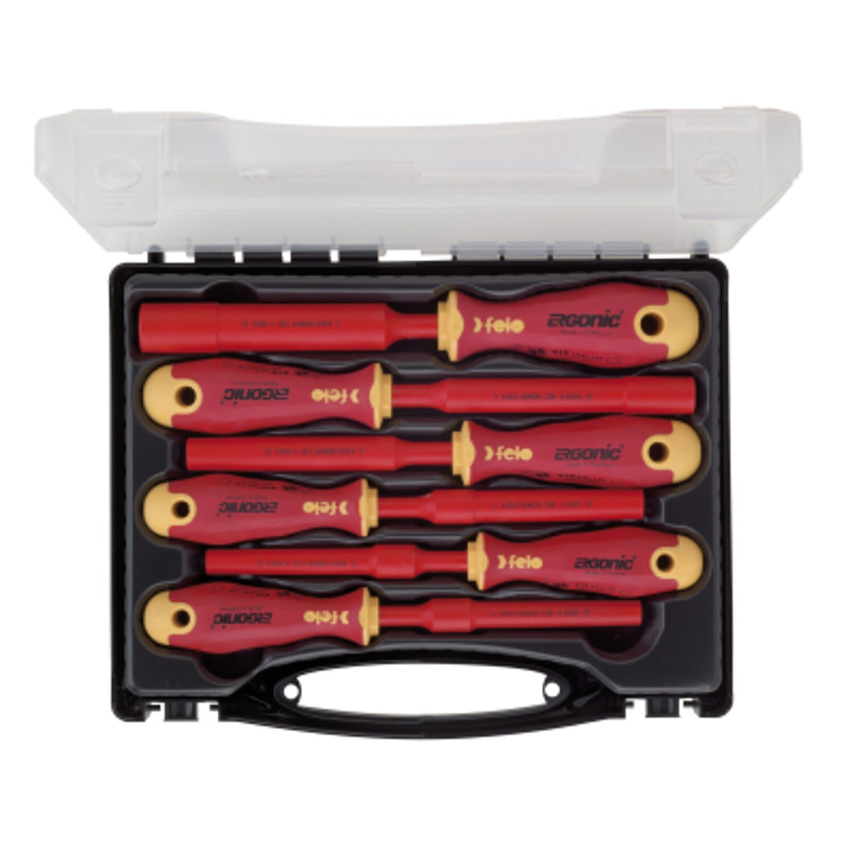 41910636 6 Piece VDE M Tec Ergonic Screwdriver Set In Case