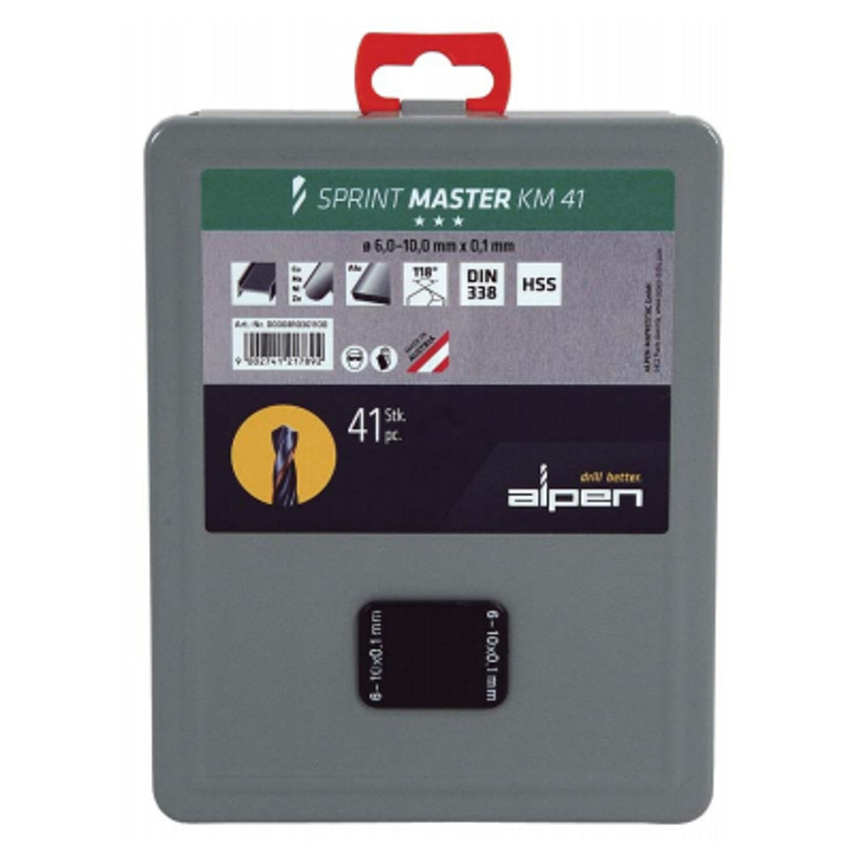 41pc HSS Sprint Jobber Drill Set