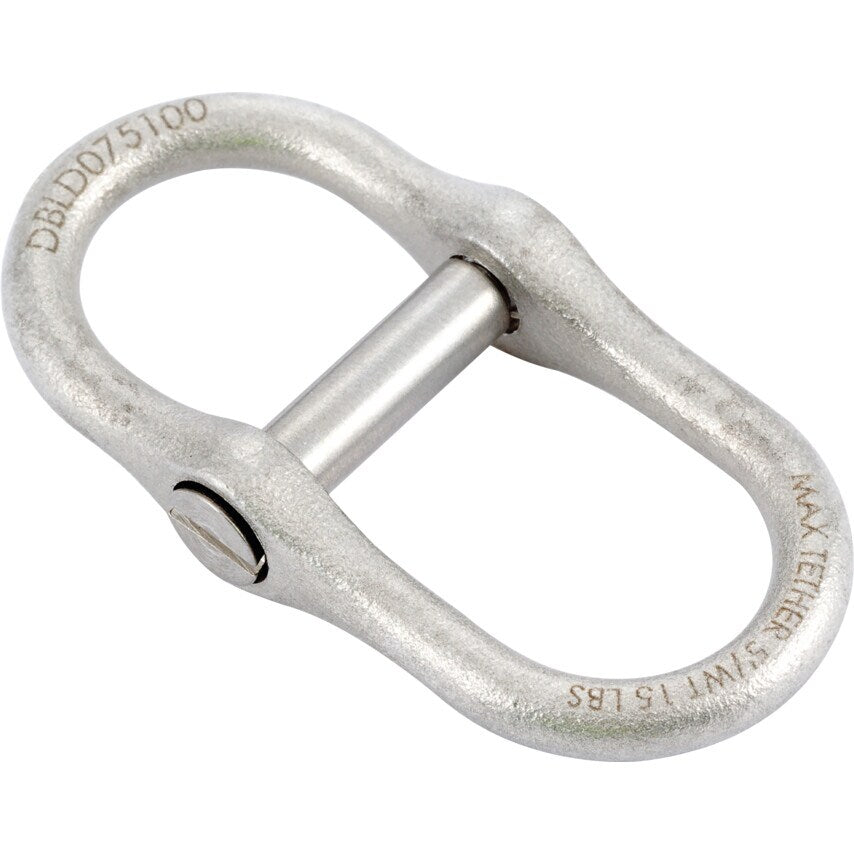 42111 Double Dee Ring, Capture Pin 0.75 X 1.0, (10/PACK)