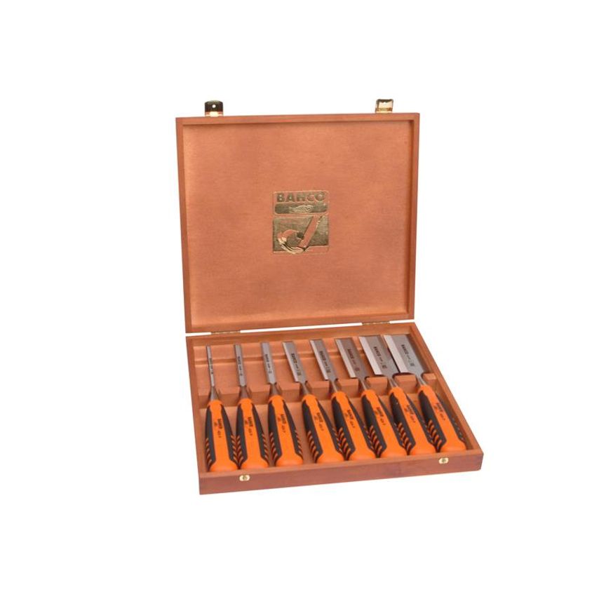 424-P Bevel Edge Chisel Set, 8 Piece BAH424PS8